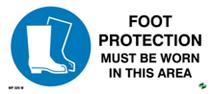 Mandatory - Foot Protection Must be Worn in this Area